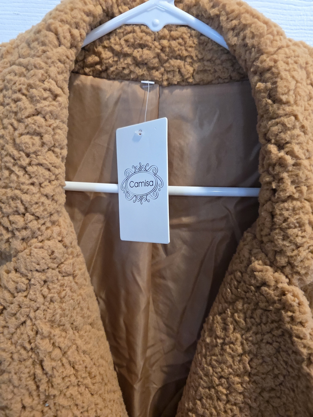 Camisa Camel Teddy Pea Coat